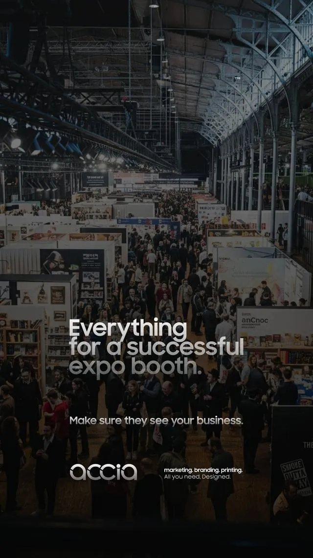 Accia expo ad, successful expo booth