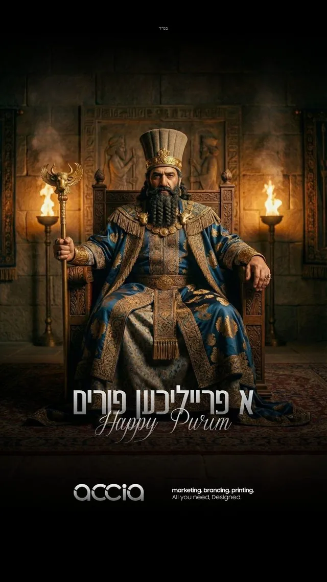 Accia Purim poster