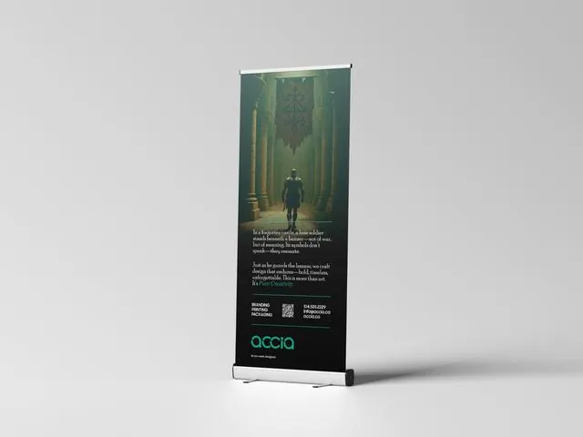 Accia roll-up banner mockup