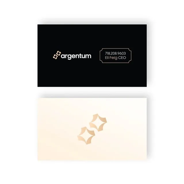 Argentum business cards