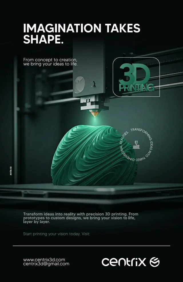 Centrix 3D printing ad