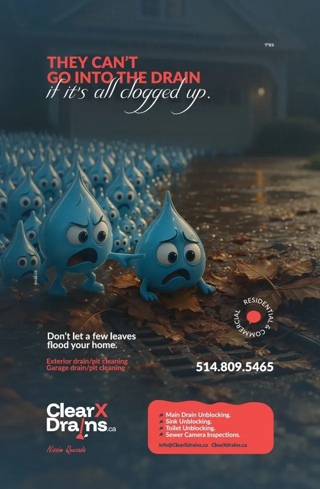 ClearX Drains ad