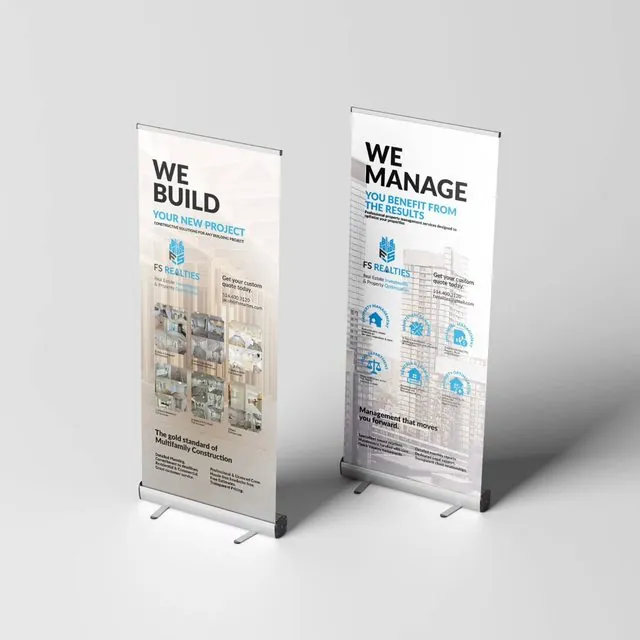FS Realties expo signs