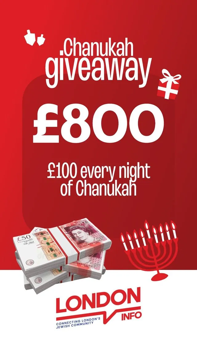 London Info Chanukah poster