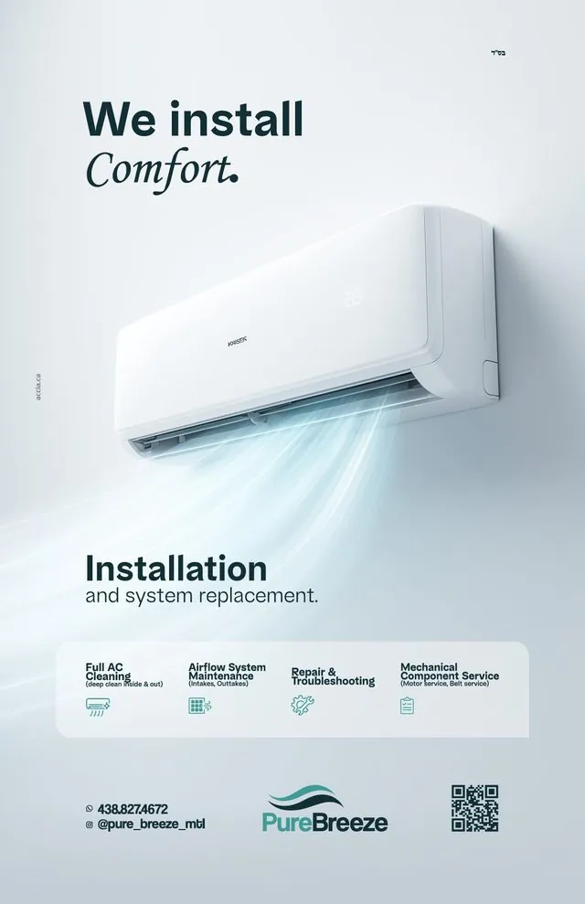PureBreeze install comfort ad