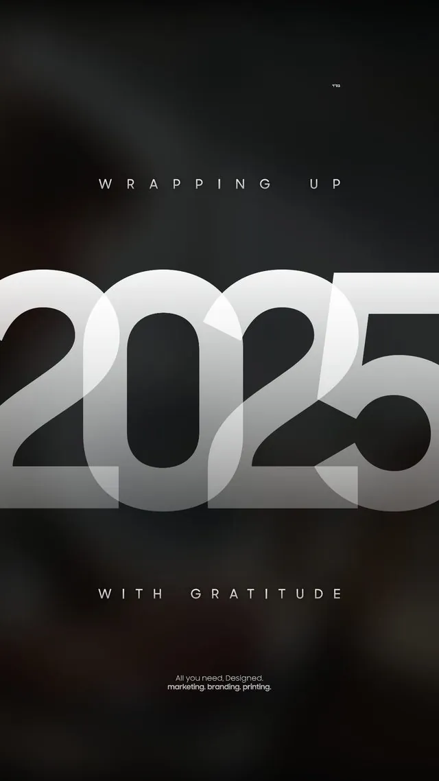 Wrapping up 2025 poster